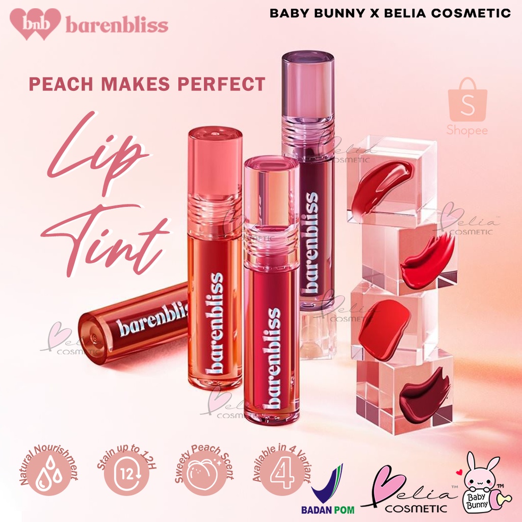 ❤ BELIA ❤ BNB Barenbliss Peach Makes Perfect Lip Tint | Liptint | Lip Color | BPOM