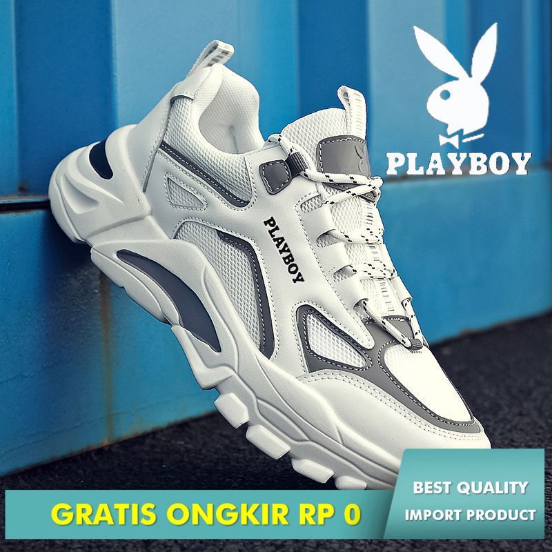 Playboy New Musim Ngin Plush Sport Leisure Pria Mode Ayah Ins Sepatu
