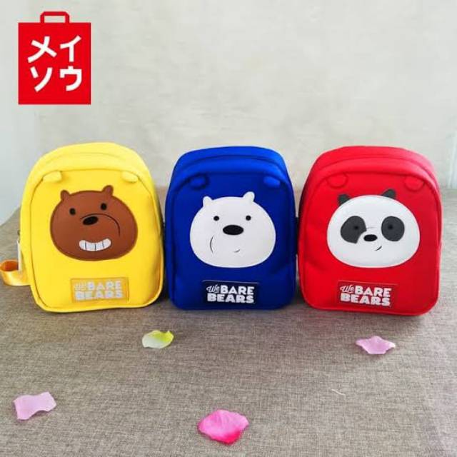 Miniso tas We Bare Bears Children’s Backpack