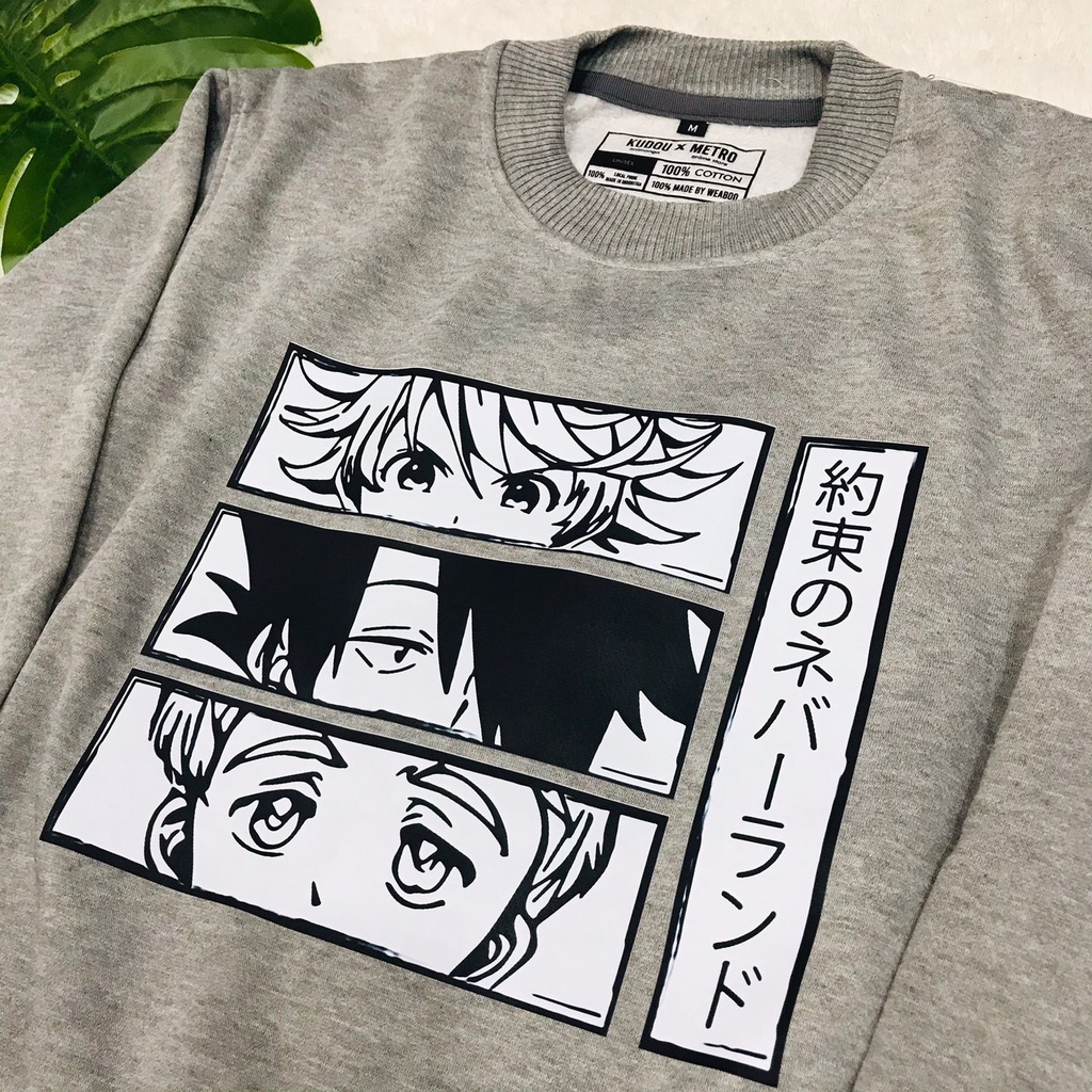 Crewneck The Promised Neverland Shirt, Emma Norman , Ray  Unisex Premium