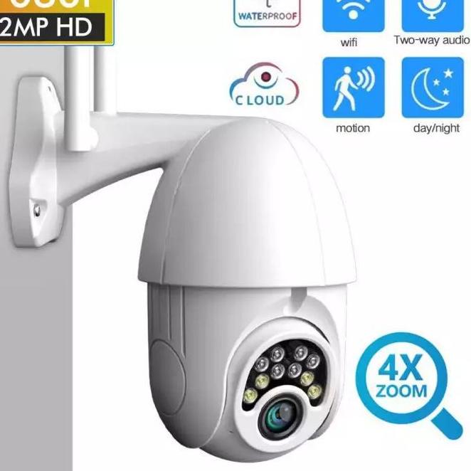 Murah Luar Biasa IP Kamera CCTV PTZ Wifi Q10 PTZ Outdoor V380  Yoosee Waterproof Ip Camera Outdoor W