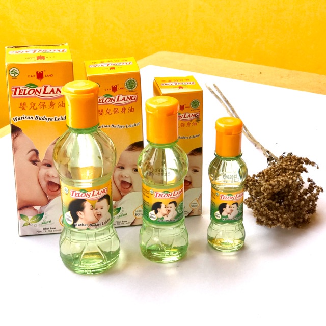 Cap Lang Minyak Telon Bayi Ukuran 30ml 100ml Minyak Telon Cap Lang Bayi Terlaris