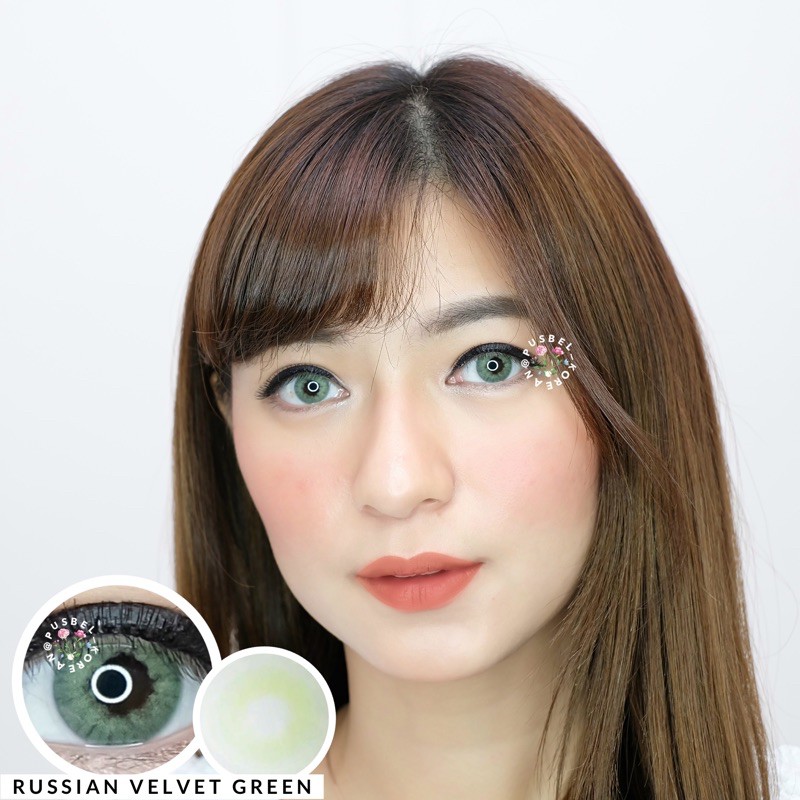 Softlens russian velvet gray green brown blue softlens korea original