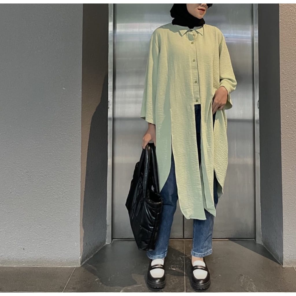 AFI - EC - ⭐️ PREMIUM AIRFLOW CRINCLE ⭐️ Rira Tunik CRINCLE