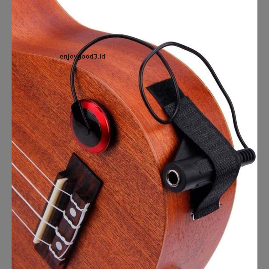 1pc Pickup Mikrofon Kontak Untuk Gitar / Biola / Banjo / Mandolin