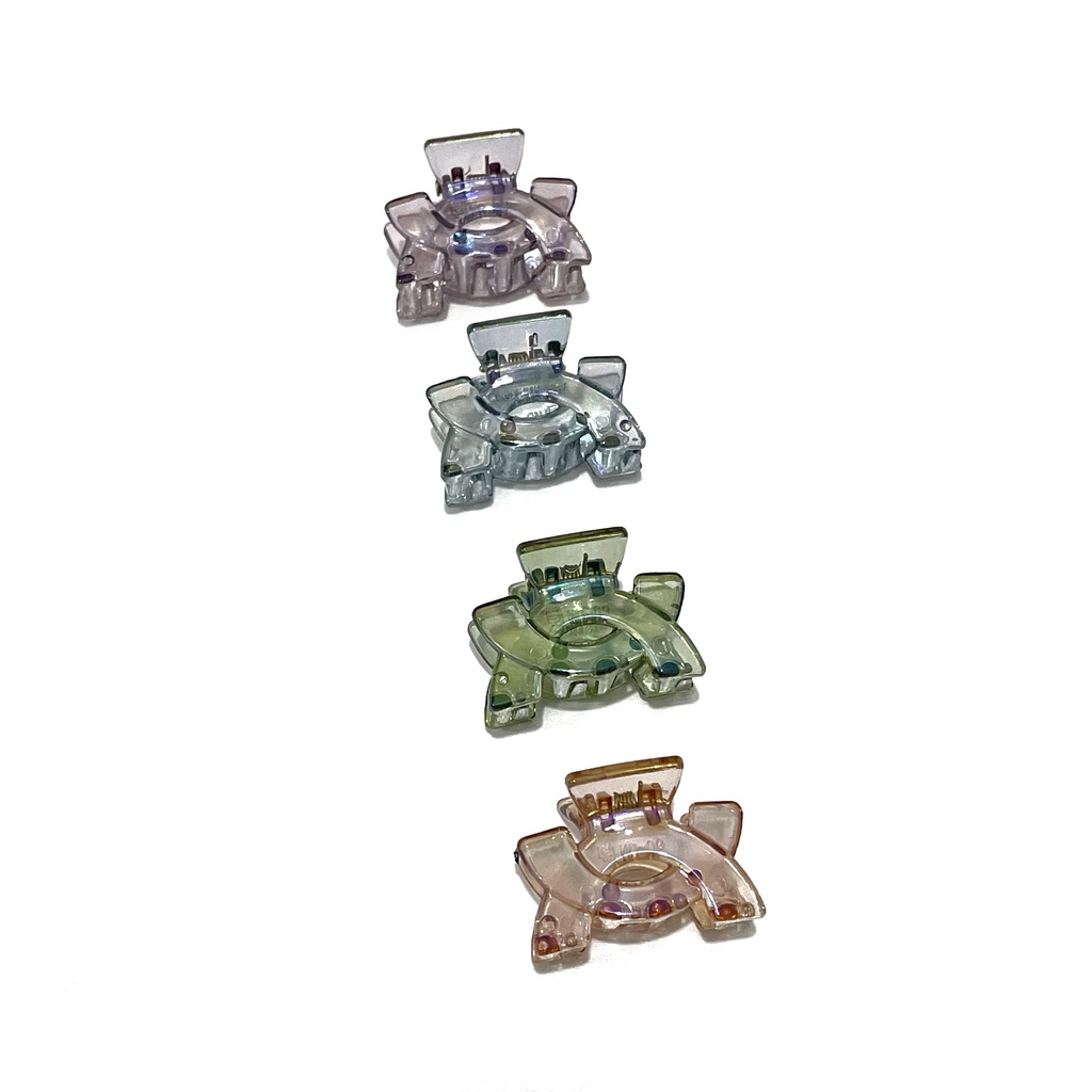 Twist Hologram Hair Clip - Jepit Rambut / Jepit Poni Made in Korea - 081757