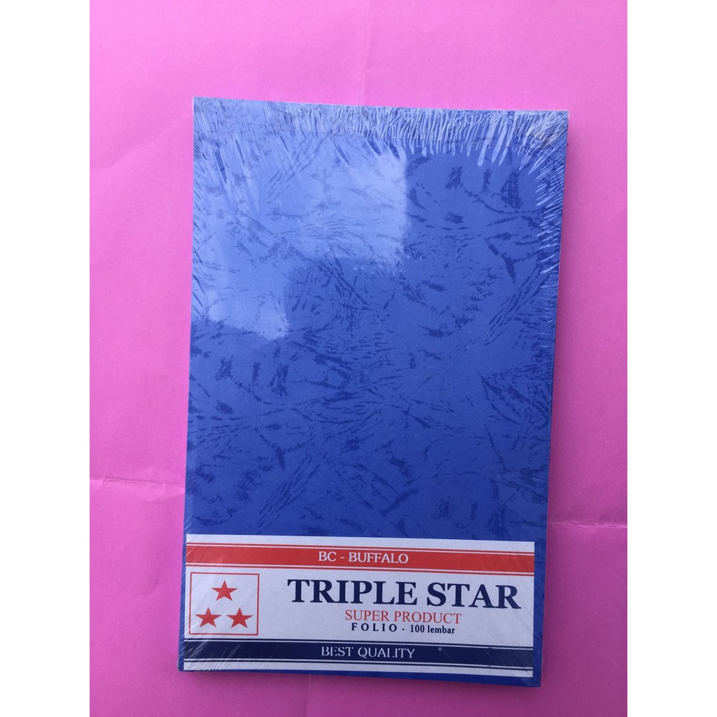 

Kertas Bufallo Jilid Urat Biru Tua