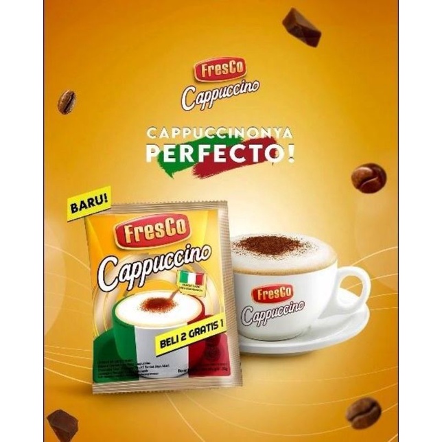 

N_S_Y Fresco Cappuccino 15 x 25 gram beli 2 gratis 1 (promo)