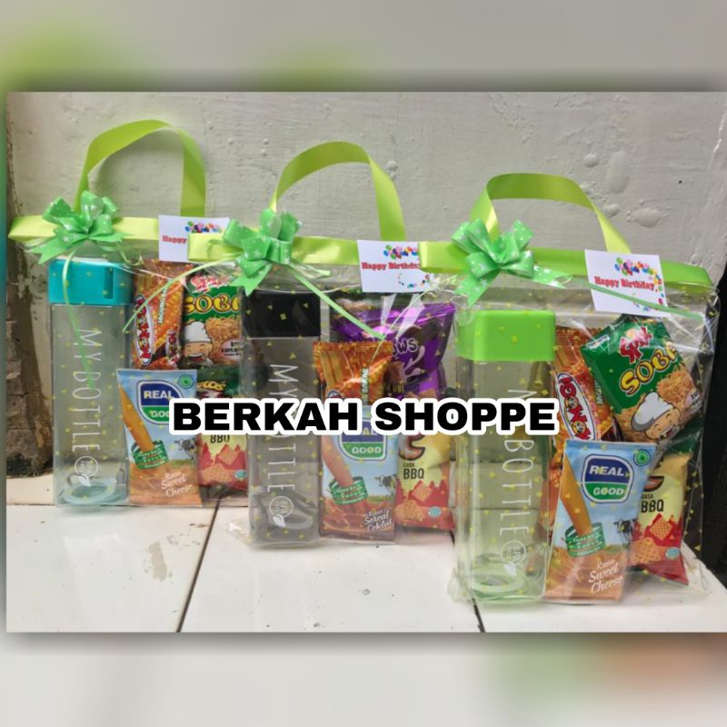 

PARCEL SNACK ULANG TAHUN + MY BOTOL PESEGI