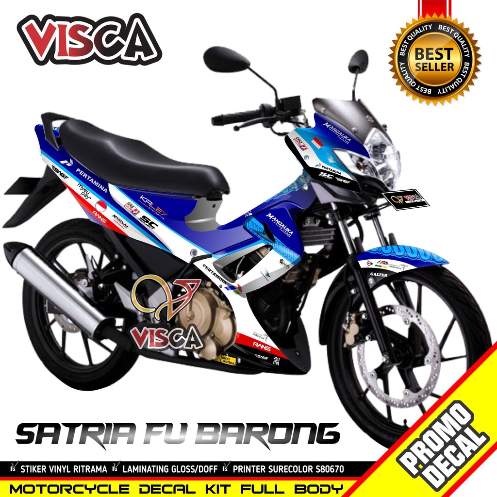 Decal Satria FU barong  Satria FU barong  Striping Satria FU barong  Sticker Satria FU barong  Full 