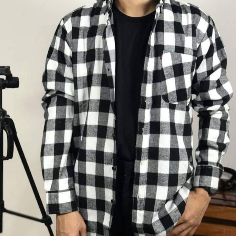 Kemeja Flanel Pria Premium Lengan Panjang Unisex flanel best seller