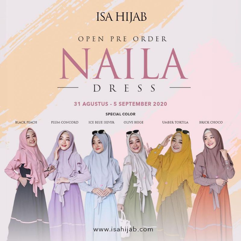 NAILA SET ISA HIJAB ORIGINAL