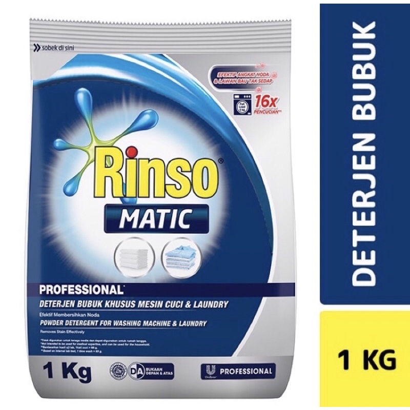 RINSO MATIC BUBUK 1KG PROFESIONAL