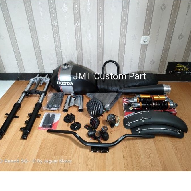 Paket Body Japstyle Scrambler Injeksi Verza CB 150 Verza New Megapro Mono