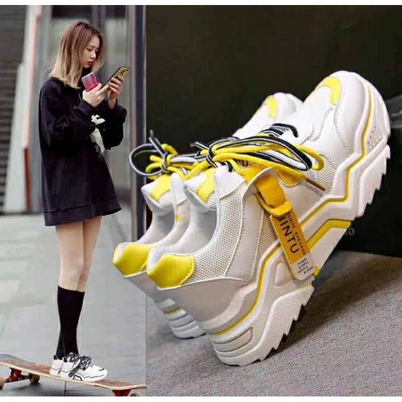 SEPATU SNEAKER WANITA JINTU (JNT)  Korea Jintu 02