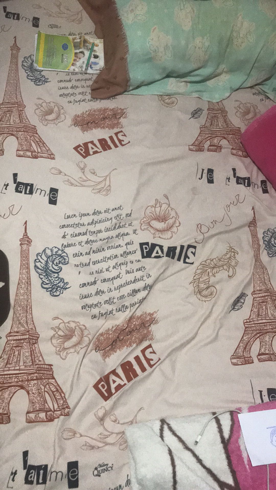 Sprei Premium Uk. Single (120x200)cm Tinggi 30 Cm Vallery Quincy Motif Nuansa Biru Laut