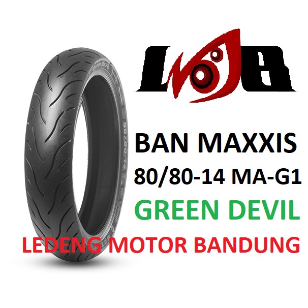 Maxxis 80/80-14 MA-G1 Green Devil Gi Ban Tubeless Scooter Matic