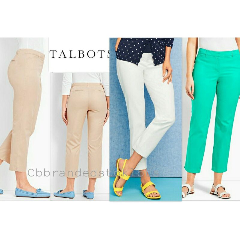 Celana Panjang Wanita *TALBOTS PERFECT CROP CURVY FIT