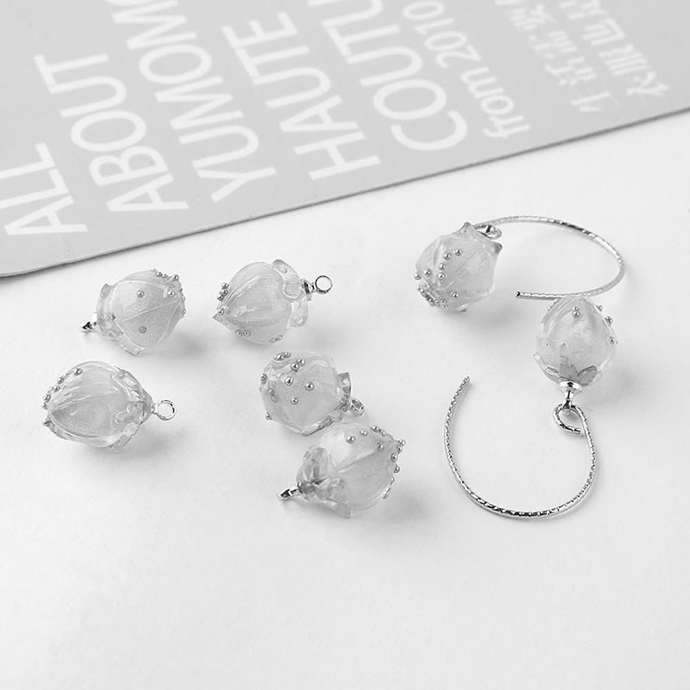 Agustina DIY Perhiasan Aksesoris 2 Pcs/set Fashion Kalung 3D Strawberry Rambut Tongkat Gantungan Kunci DIY Anting