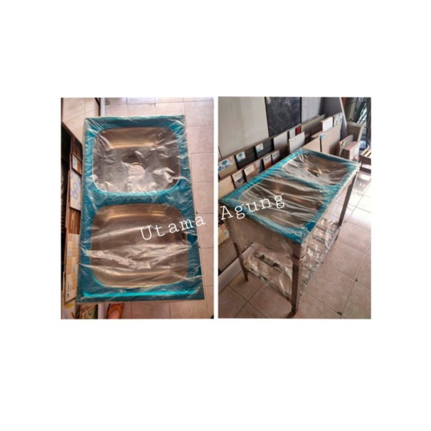 BCP Sink 2 lubang + kaki