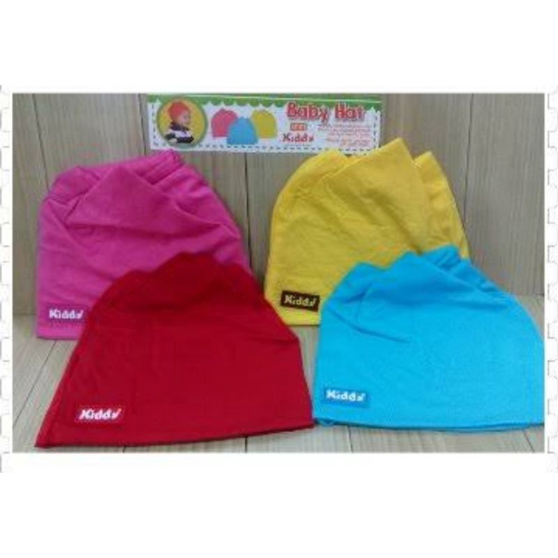 Kiddy Topi bayi kupluk Polos dan Motif