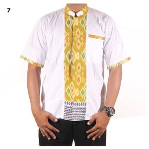 Hem Koko Kombinasi Songket Wafi Motif 7