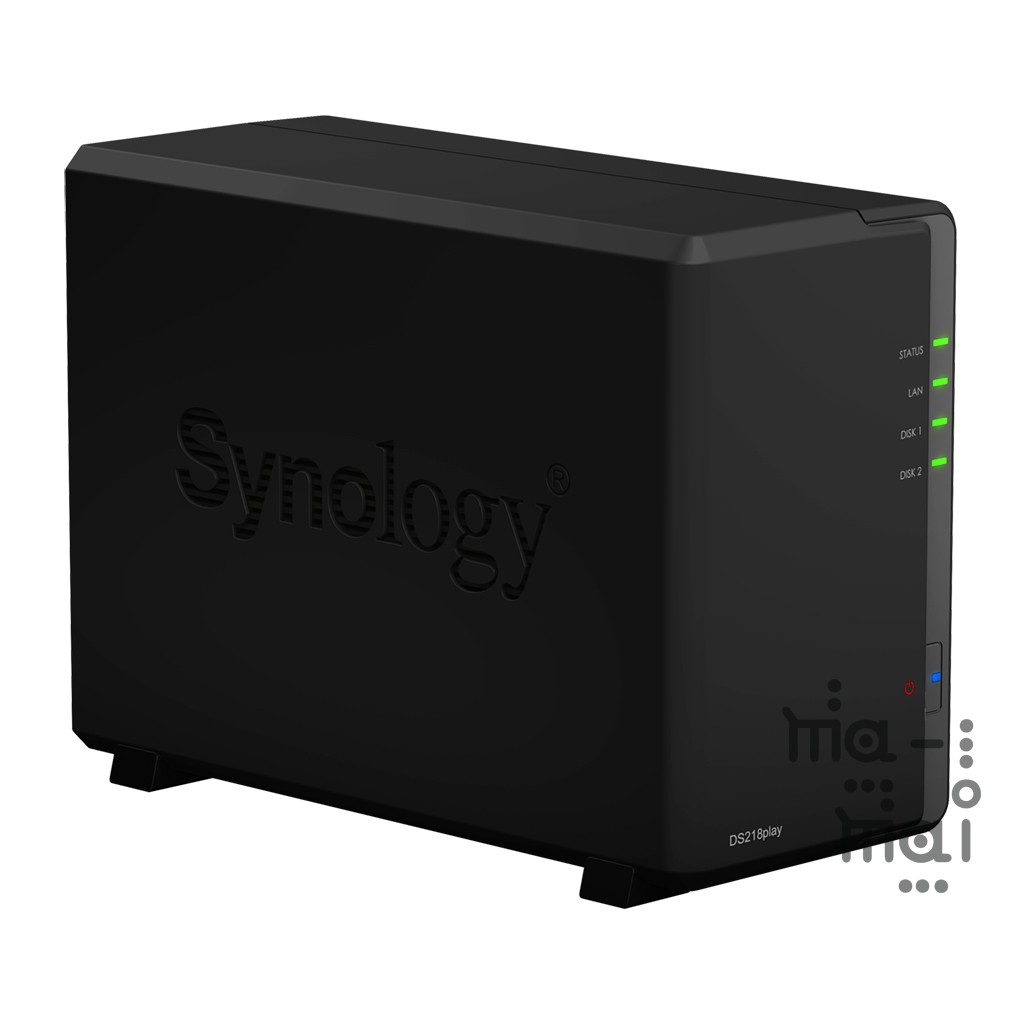 Synology DiskStation DS218play 1 GB RAM 2-BAY Realtek Quad Core