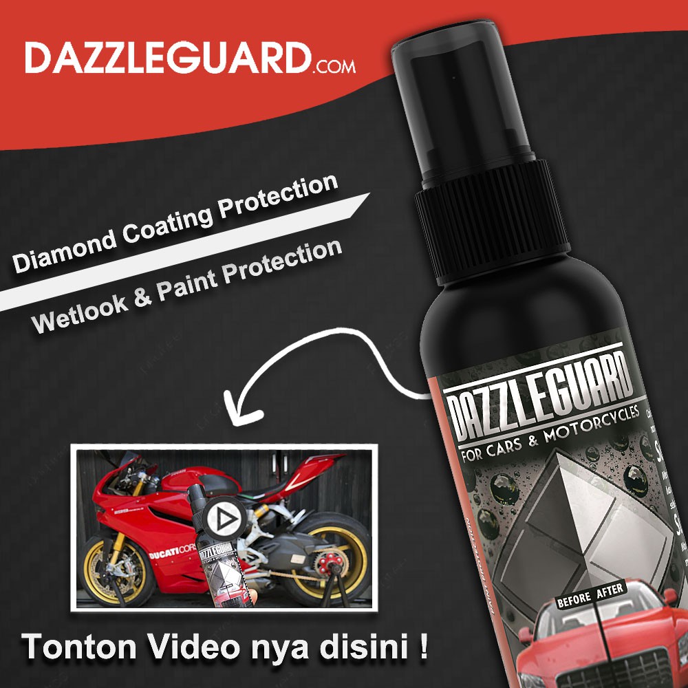 Diamond Coating Protectiion - Pengkilap cat body kaca Wetlook & Proteksi Cat Mobil Motor dan Helm