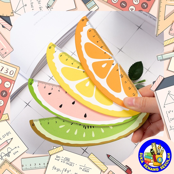 

Cute Ruler Fruit / Penggaris Buah Imut RS0003