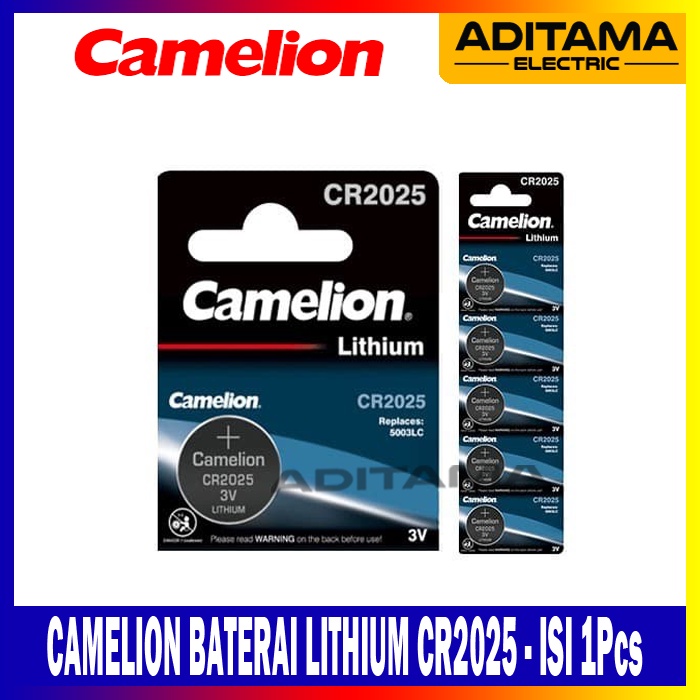 CAMELION BATERAI LITHIUM CR-2025 / BATERAI KANCING CAMELION CR2025