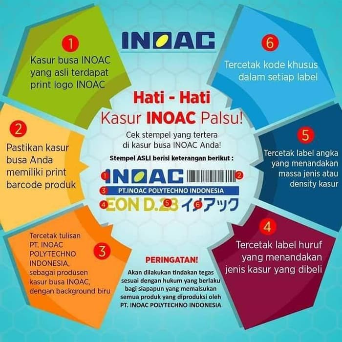 [Hanya Busa] Kasur Busa Inoac EON D23 Semua Ukuran Tebal 15cm Original Garansi 10 Tahun