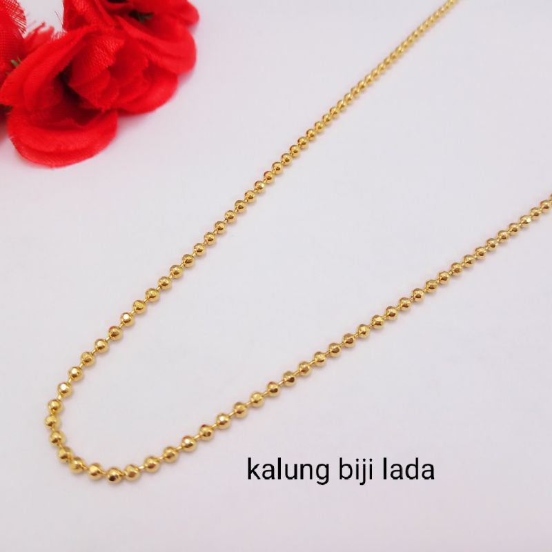 Kalung Salib Permata Dan Polos Xuping Lapis Emas