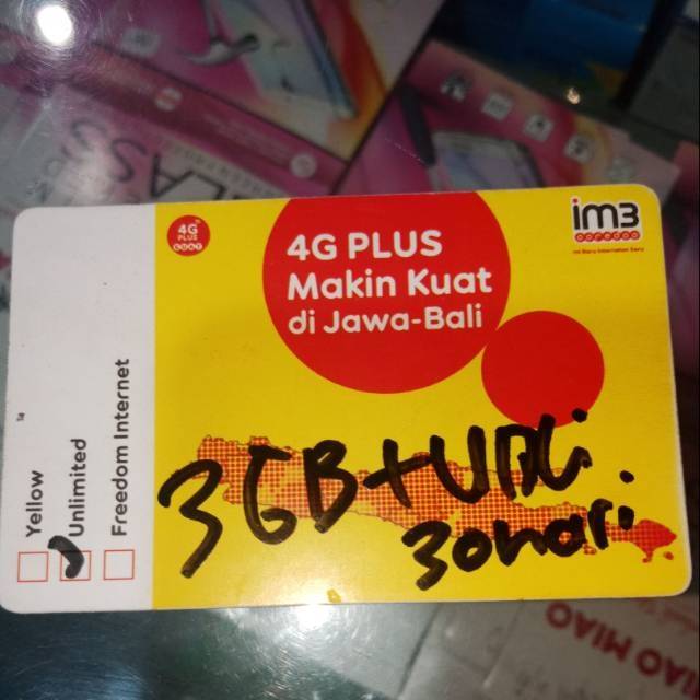VO Indosat 3gb+Unlimited