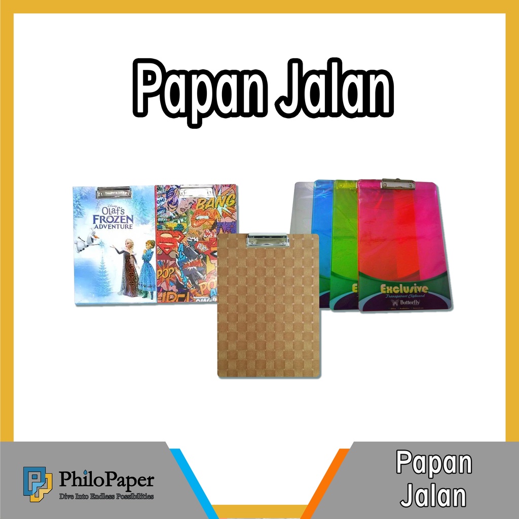 

ATK ~ Papan Jalan / Clipboard Folio