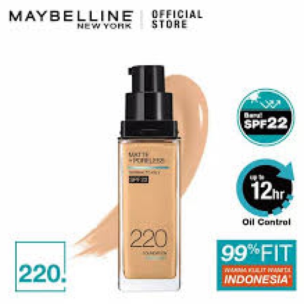 Maybelline Not Shy Bundle(Color Sensational Ultimate Lipstik 1199+ Fit Me Foundation 220) -Makeup