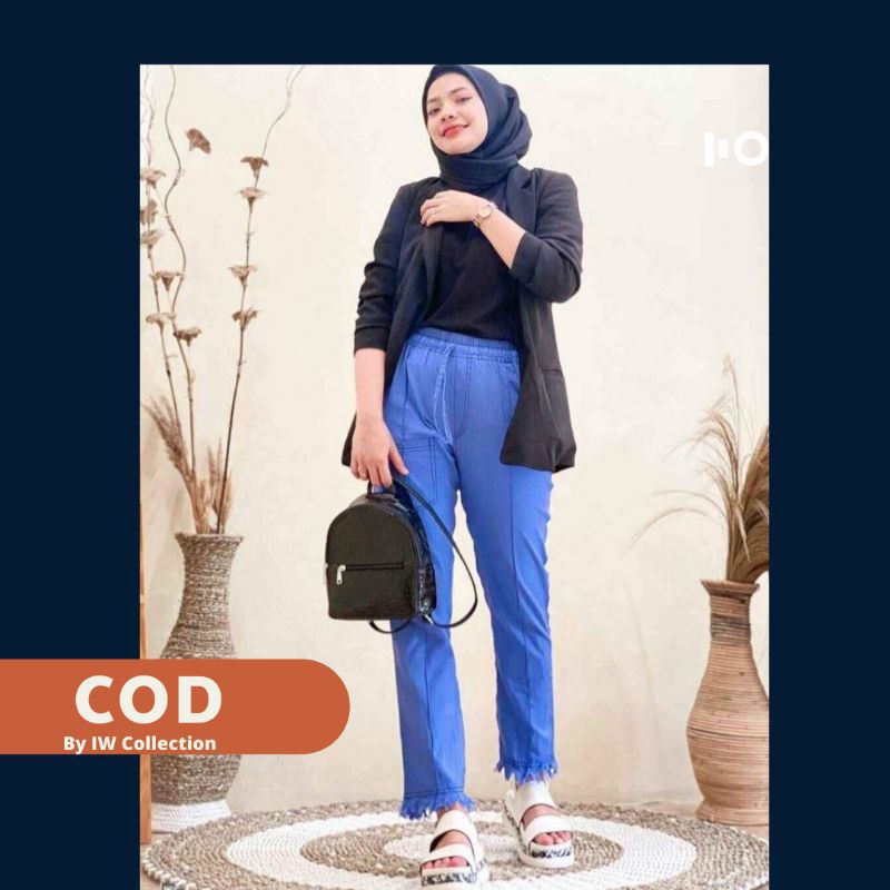 [COD] CELANA KULOT RAWIS/SEMI LEVIS KOREAN STEL TERLARIS-Bagi pants