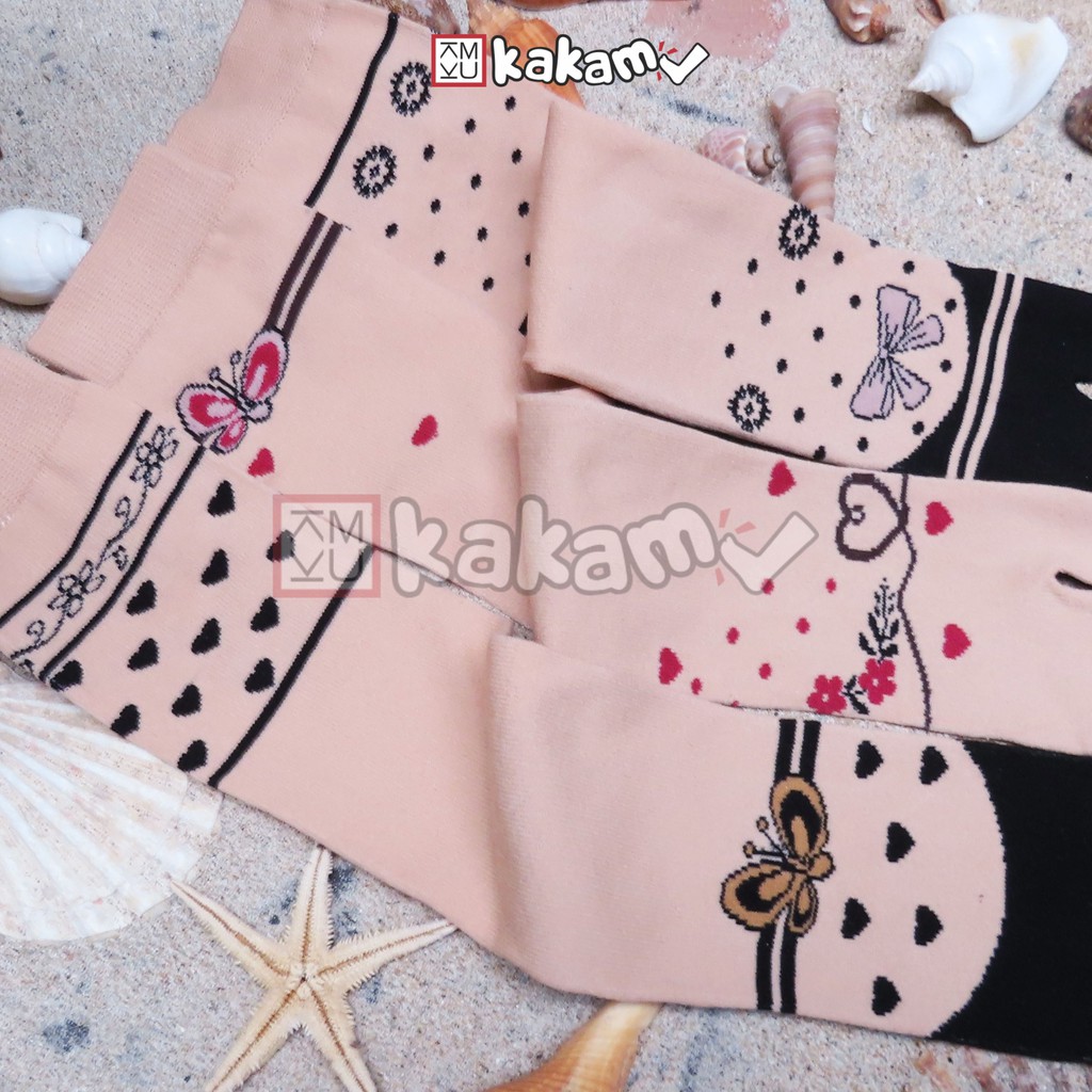 Kakamu Kaos Kaki Jempol Motif Sweet Love