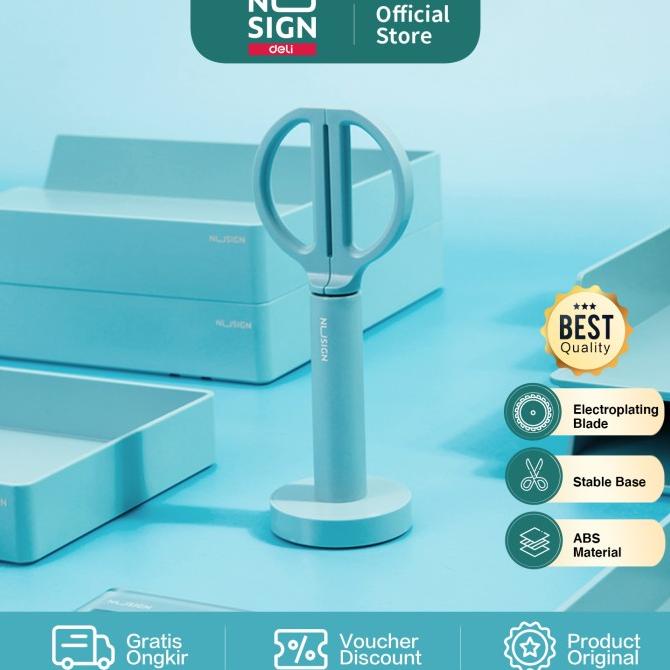 

JUAL MURAH Nusign Scissors / Gunting Dengan Tempat Anti Slip Colorfull NS051