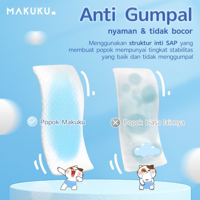 Makuku Air Diapers Slim Tape / Popok Bayi Perekat