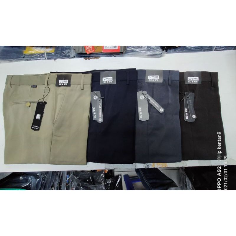 PROMO!!! CELANA BAHAN KERJA PRIA FORMAL STANDAR REGULER EKLUSIVE MERK CARDINAL, RCWR/ BAHAN TWIS TEBAL SIZE 27_38