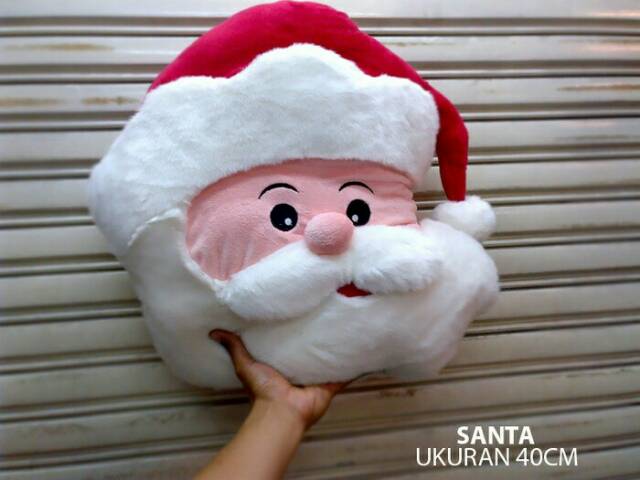 Bantal kepala duduk boneka santa natal mery Christmast lembuy reinder rusa souvernir