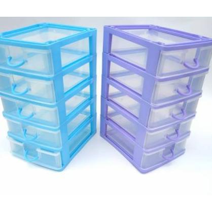 LACI VIOLA KENZO SUSUN 5 / LACI MINI SUSUN 5 VIOLA / LACI MINI CONTAINER SUSUN 5 / LACI PLASTIK TERLARISS...,,,,,