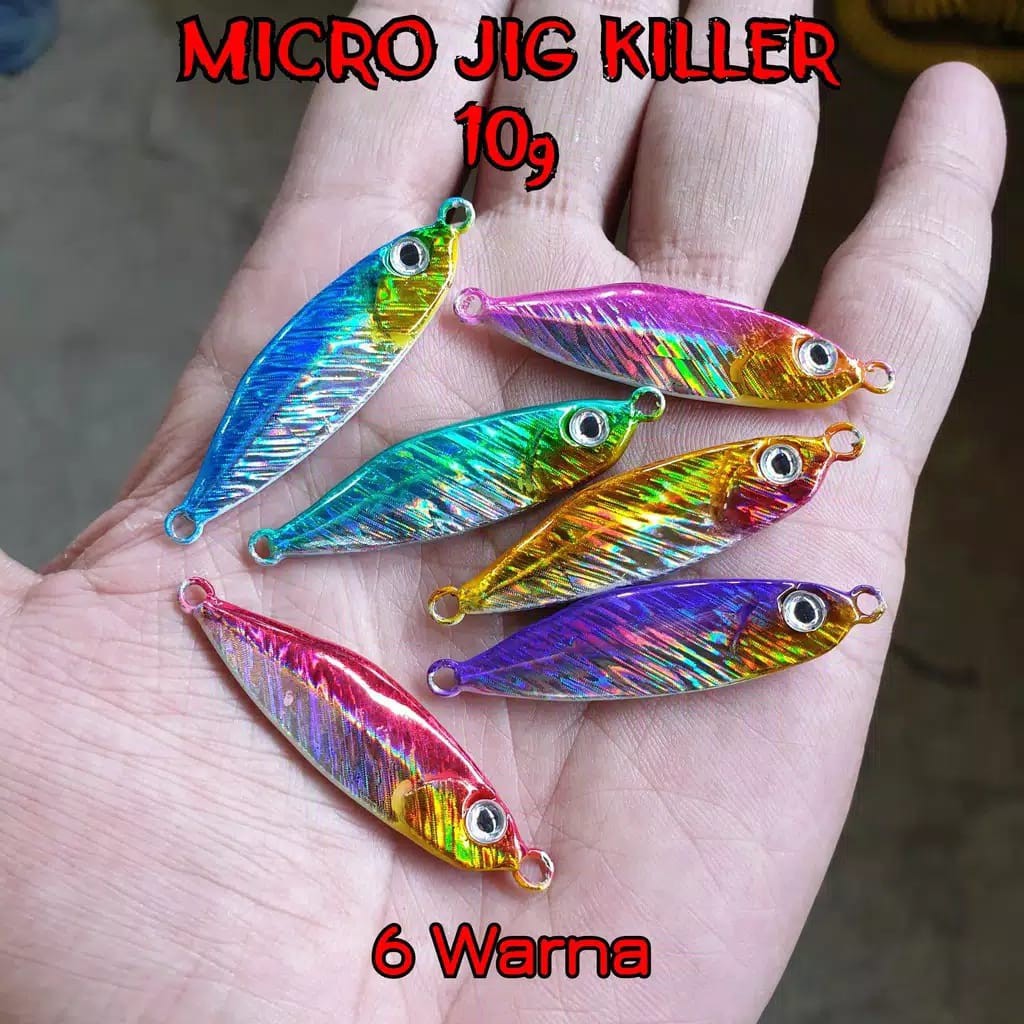 Metal Jig 10 Gram Micro Jig 10g Murah & KILLER Umpan Jig Lure micro jig 10gr mikro jig umpan jiging