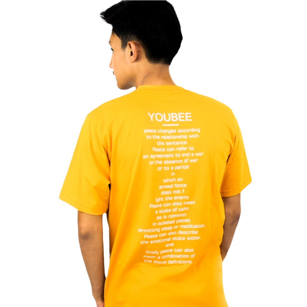 Youbee Limited - T-Shirt Pria | Kaos Pria | T-Shirt Unisex | WRITI Yelow