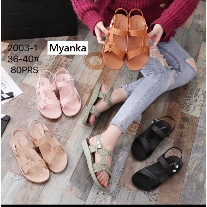 Myanka jelly shoes Yesa kerut