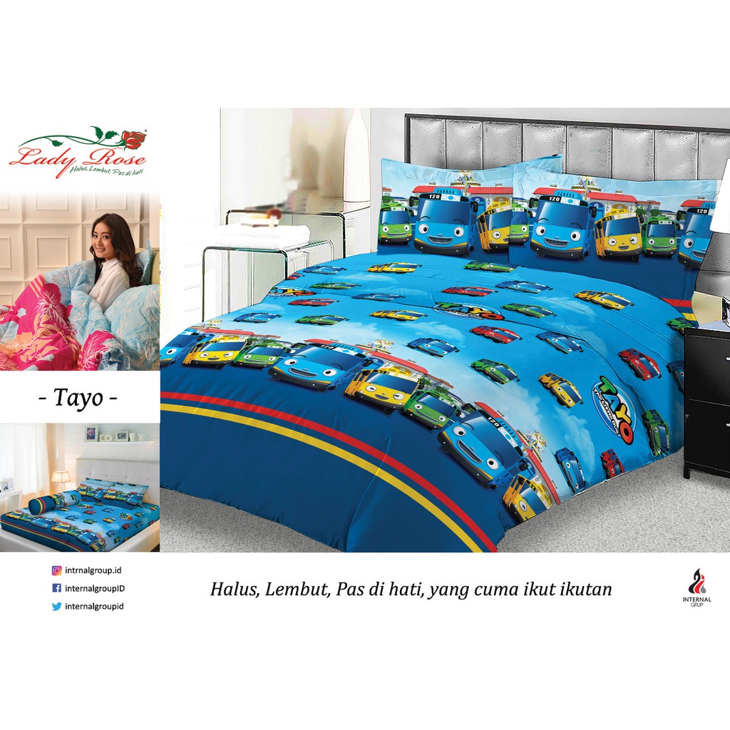  Gambar Sprei  Motif Tayo Gambar  Tayo 2022