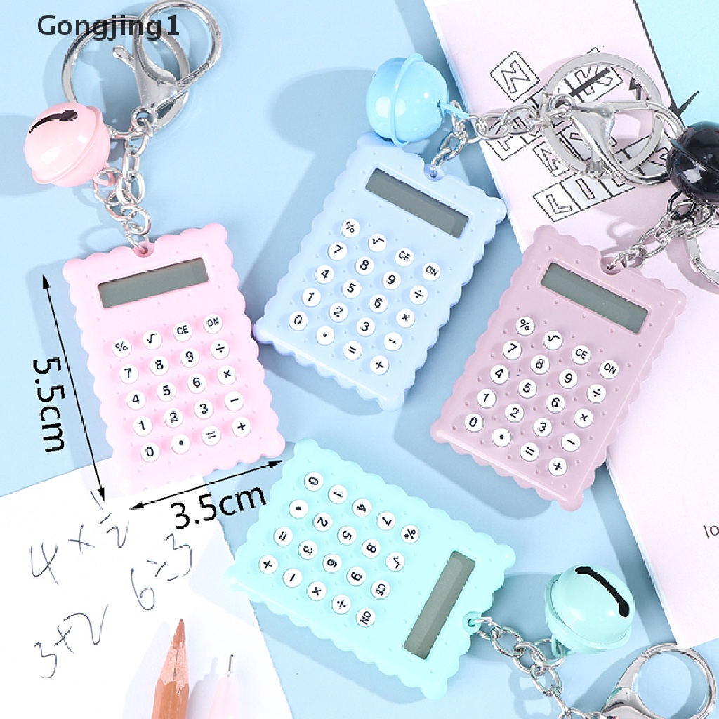 Gongjing1 Kalkulator Mini Portable Display 8 Digit Ultra Tipis Untuk Sekolah