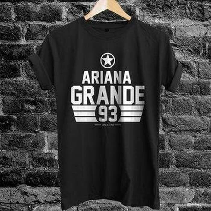 KAOS COMBED 30S BAJU ARIANA GRANDE 93   MUSIC