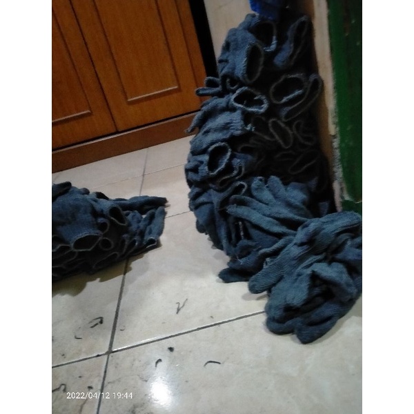 SARUNG TANGAN KAIN SECOND /SEMI  BEKAS (12 pasang/lusin/24 Pcs)