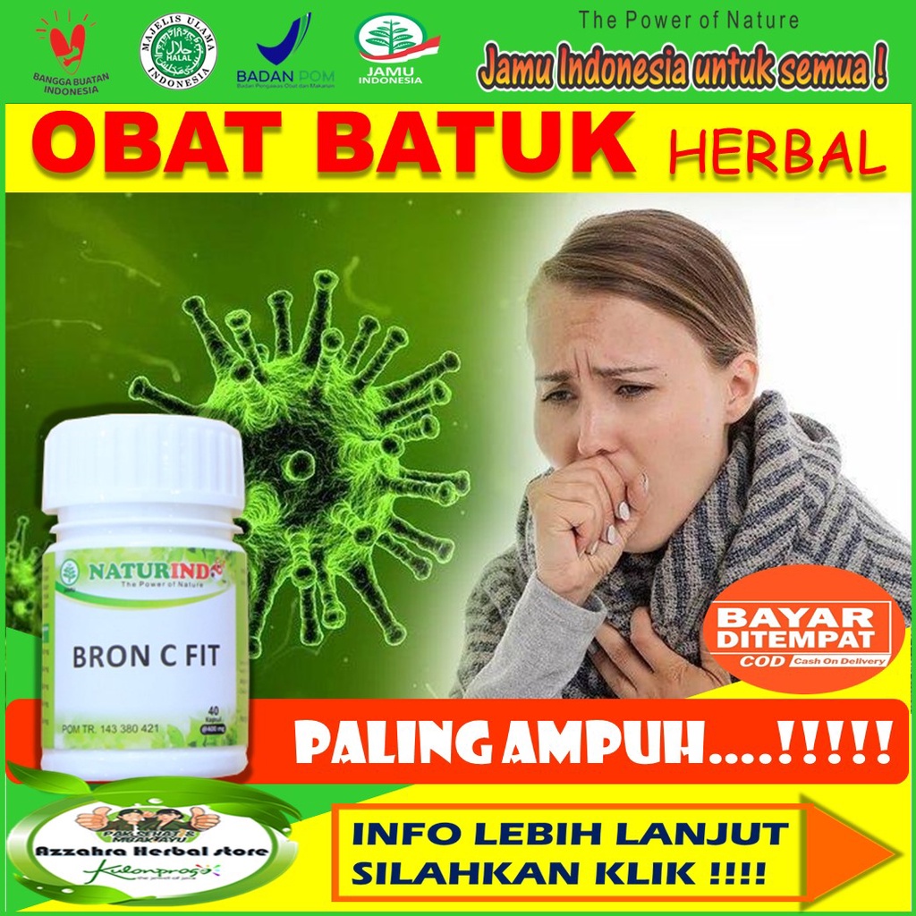 Obat Batuk Berdahak Kering Dan Gatal Paten Herbal Batuk Tidak Berdahak Paling Ampuh Anak Dewasa Anti Virus Corona Covid 19 Bron C Fit Naturindo Gurah Herbal Obat Paru Shopee Indonesia